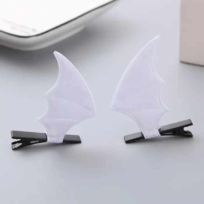 Pince à cheveux frange 3D avec ailes de chauve-souris douces, épingle à cheveux de printemps, pince 
