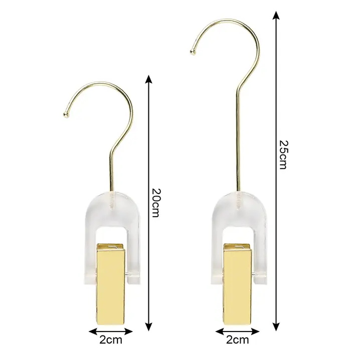 Cintres d'extension de cheveux en acrylique pour vêtements