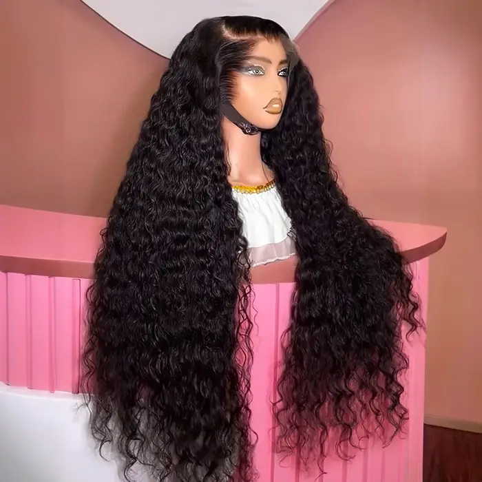 Perruque Boucles Cheveux Humain