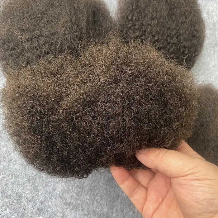 Tissage de cheveux humains bruts moelleux, Extensions de cheveux Afro crépus bouclés, Double tirage,