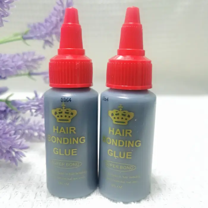 Colle pour tissage de cheveux noire 1 oz/2 oz/4 oz 30 ml/60 ml/118 ml