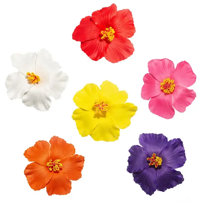 Bandeau de cheveux en fleurs d'hibiscus
