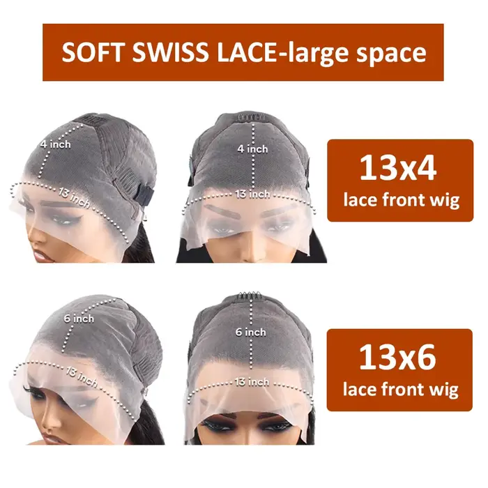 4/27 mettre en évidence les perruques colorées 13X6 Hd dentelle frontale perruque cheveux humains os
