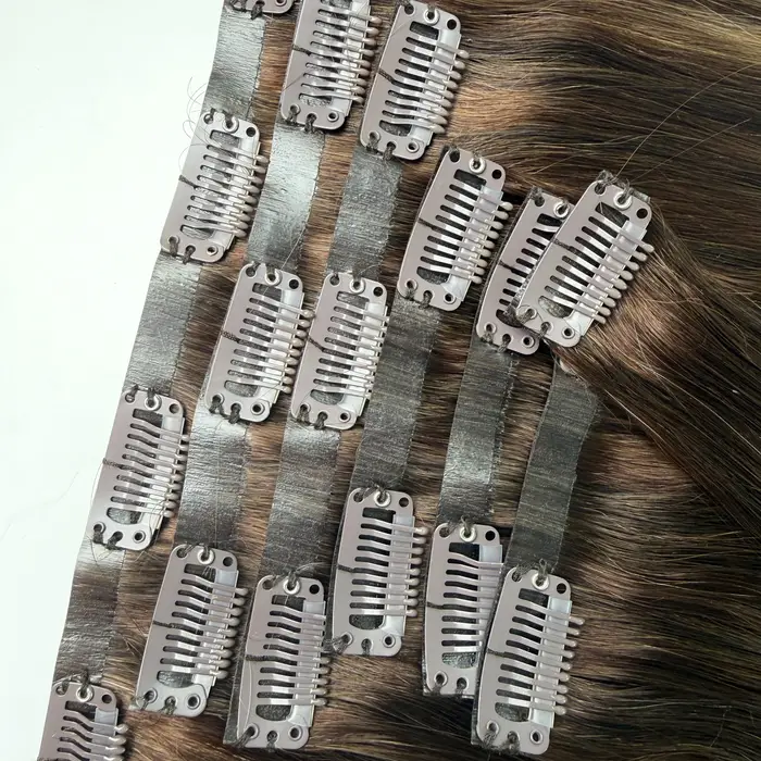 Extensions de cheveux humains européens Remy 100% Eliysako de haute qualité