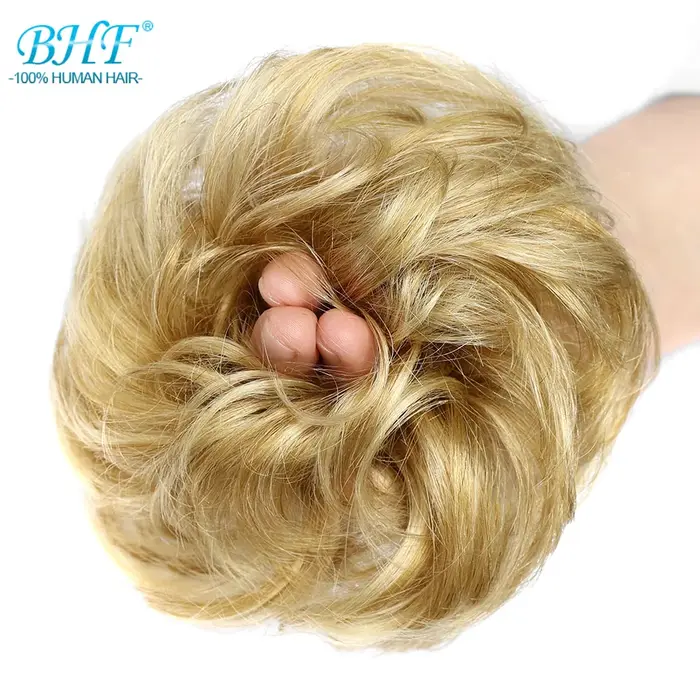 BHF cheveux humains Chignons queue de cheval postiche européenne