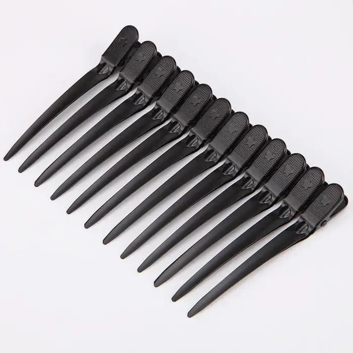 36 pinces de sectionnement en acier inoxydable pour coiffure et coupe de cheveux