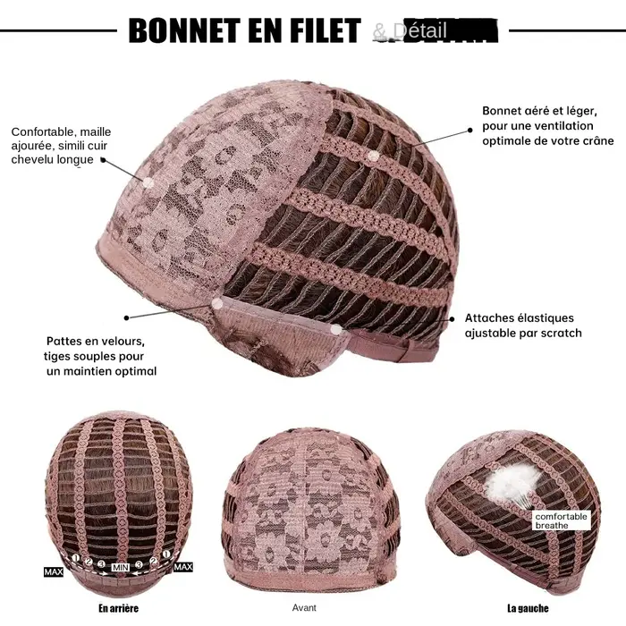 GEMMA – perruques synthétiques longues et lisses
