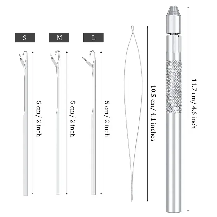 Outils d'extension de cheveux 4 en 1
