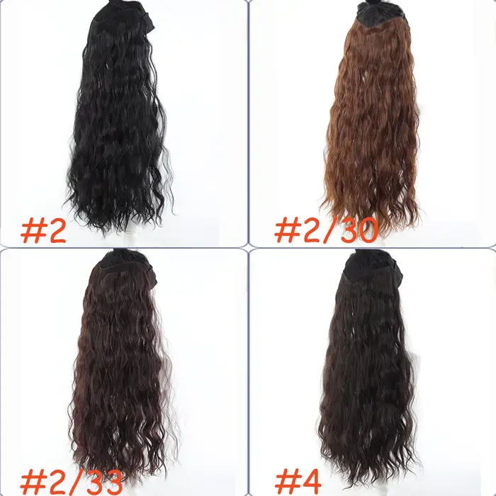 Extensions de cheveux synthétiques à clips
