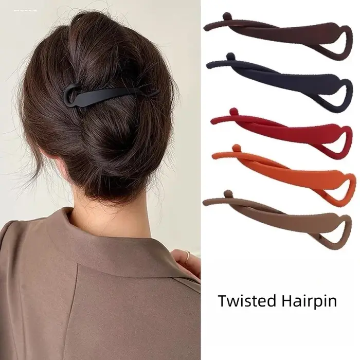 2 clips pour queue de cheval banane simples et à la mode - Conception verticale. Accessoires pour cheveux élégants pour un usage quotidien des femmes