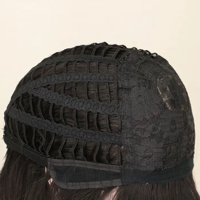 QQXCAIW perruque naturelle longue ondulée pour femmes afro-américaines Cosplay noir résistant à la chaleur cheveux synthétiques perruques quotidiennes