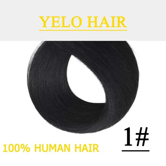 Yelo – tissage en lot 100% naturel Remy lisse et soyeux