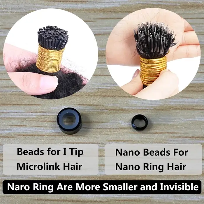 Extensions de cheveux naturels Nano Ring