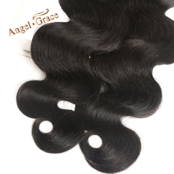 ANGEL GRACE cheveux brésiliens vague de corps 1/3/4 pièces paquets 100% Remy cheveux humains couleur naturelle 8-28 pouces vague paquets Extension 100g