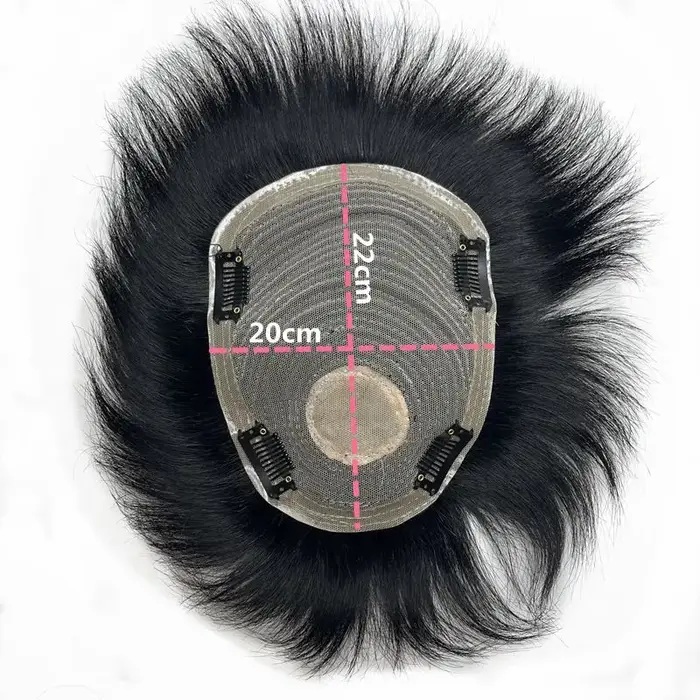 Perruque pour hommes système de remplacement de cheveux