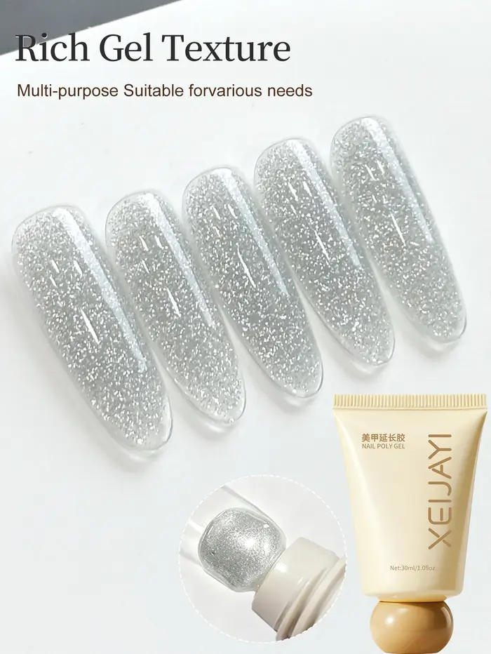 XEIJAYI 1 pièce 30 ml Gel de construction solide optionnel pour le renforcement et le modelage