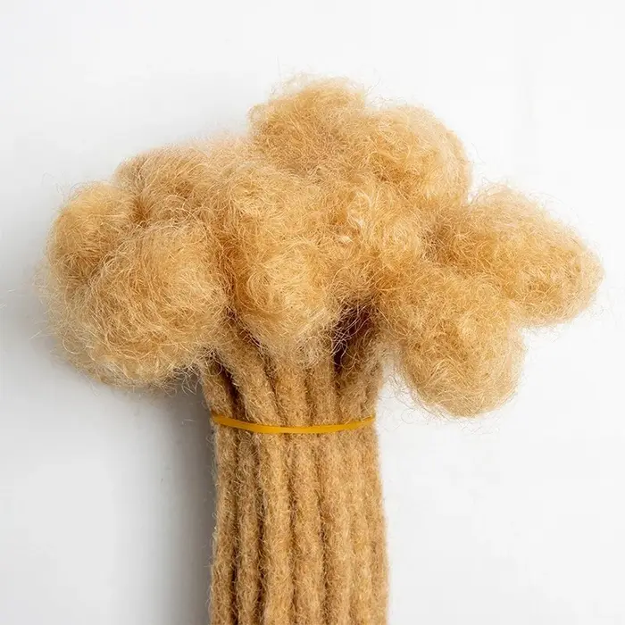 0,4 0,6 0,8 cm # Extensions de dreadlocks en cheveux naturels 27 couleurs, extensions de locs permanentes en cheveux naturels