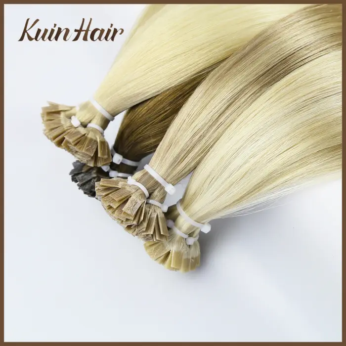 Extensions de cheveux à pointe plate