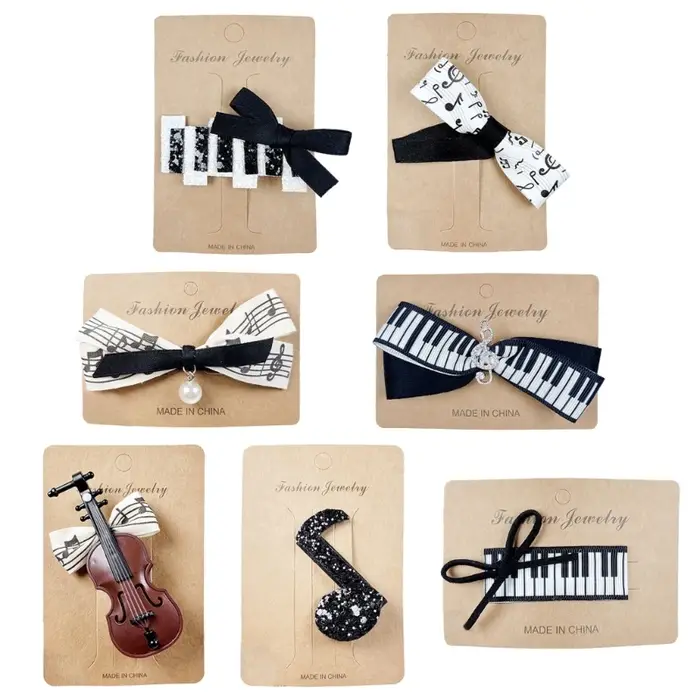 Pinces à cheveux violon Note musique pince