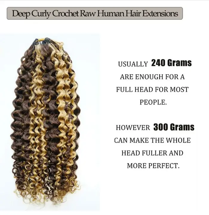 Extensions de cheveux humains bouclés Jerry