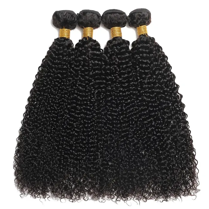 Extensions de Cheveux Humains Indiens Afro Kinky Curly