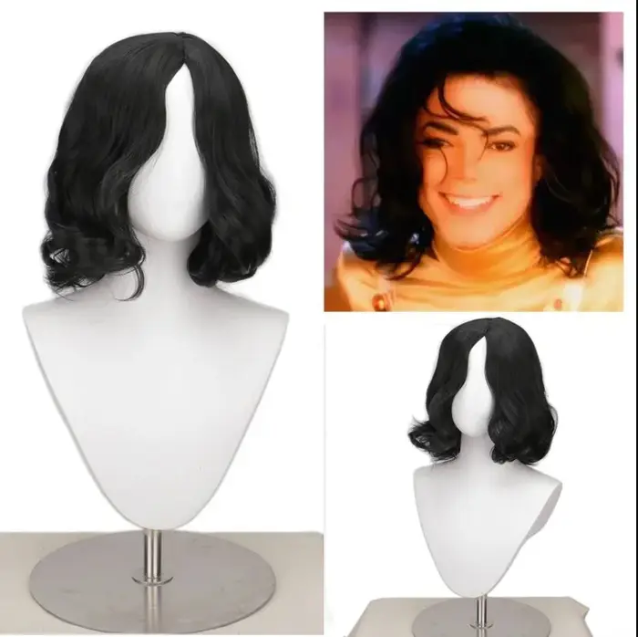 Perruque de cosplay Michael Jackson