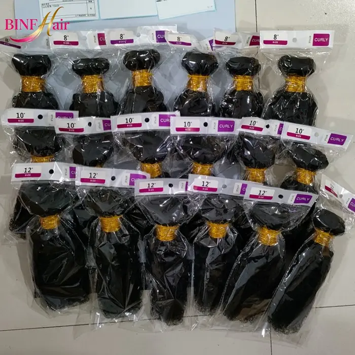 Cheveux mongols bouclés crépus de 8 à 30 pouces, 100 % cheveux humains vierges, tissage de cheveux n