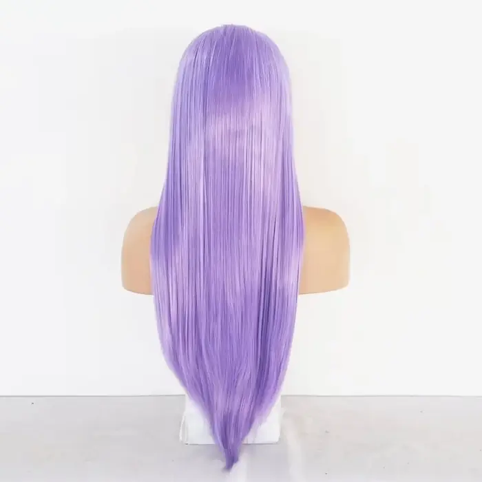 Perruque Lace Front Wig synthétique lisse violette