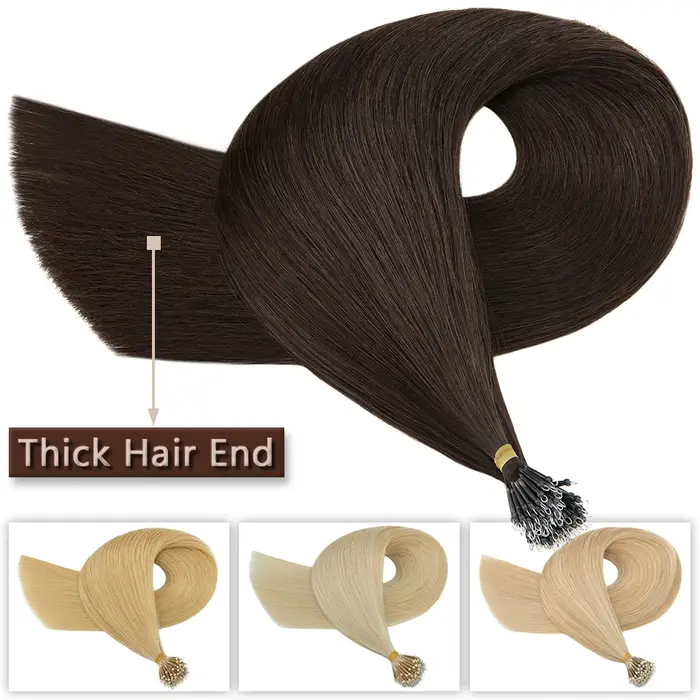 S-noilte-Extensions de Cheveux Naturels Lisses