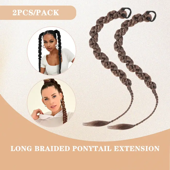 Extensions capillaires synthétiques tressées longues