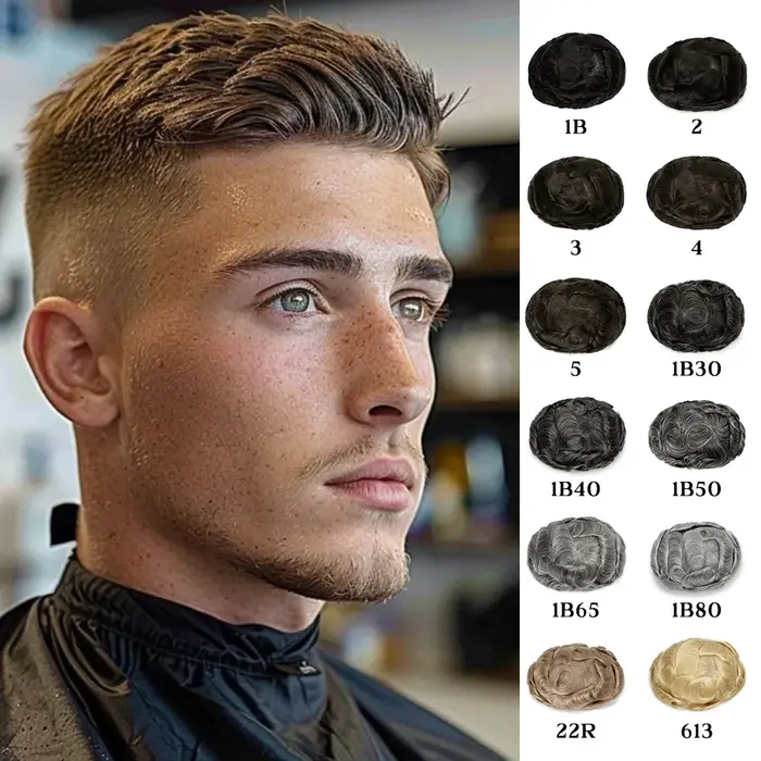 Prothèse capillaire pour homme