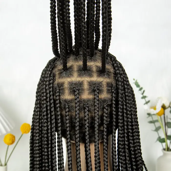 Perruque synthétique tressée pour femmes noires, 36 pouces