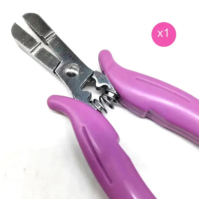 Nanoring Extension Tangs 1pc pince d'extension Capsules de cheveux pinces Nano anneau Extensions