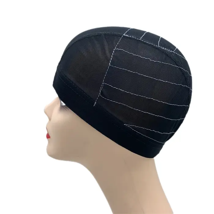 Bonnet de perruque en maille White Mark S/M/L, base en filet respirant pour perruques Lace Front 4x4 5x5 13x4 13x6, outil de tissage de cheveux DIY pour salon