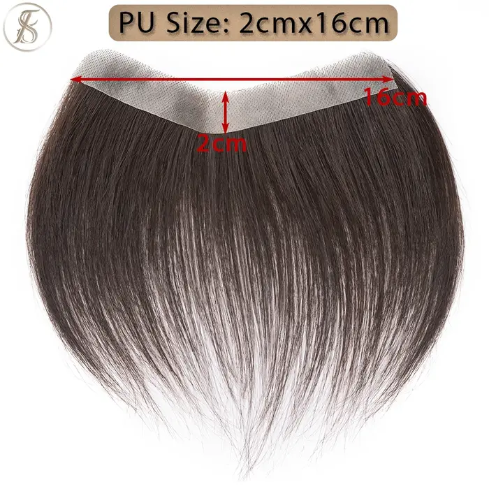 TESS toupet hommes 6 pouces cheveux humains 7g