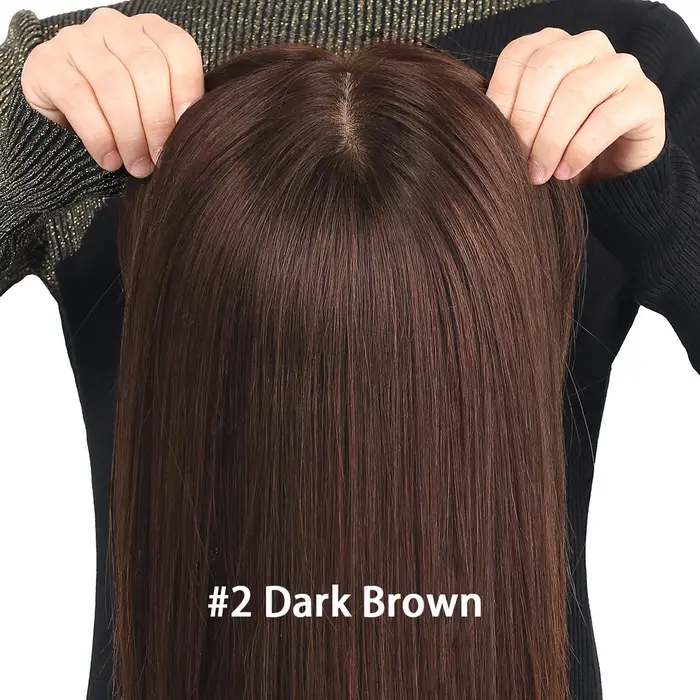 Perruque 24' ondulée en cheveux humains 100% naturels