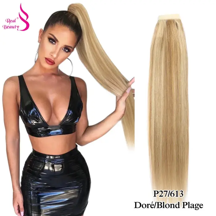 Real Beauty – queue de cheval de cheveux humains