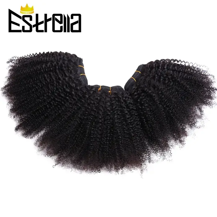 Mèches Afro 100% naturelles Remy crépues bouclées