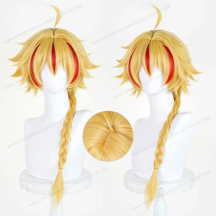 Perruque de Cosplay Lion Heart Richard