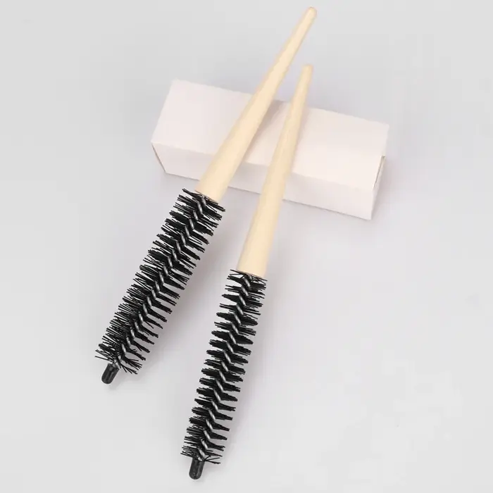 Petite brosse à cheveux ronde Pro Salon taquin dos brosses