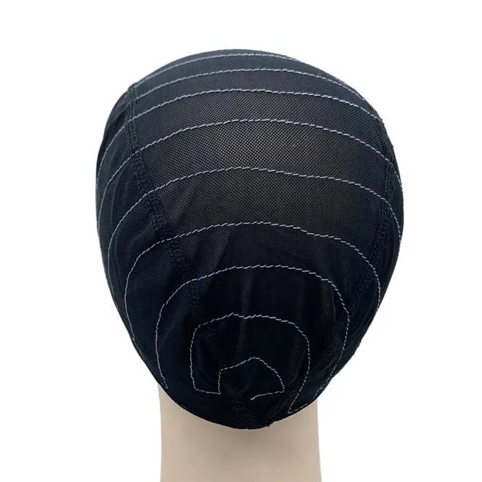Bonnet de perruque en forme de dôme en maille avec bande sans colle pour débutants, 4x 4/5x 5/13x 4/13x6, fabrication de perruque en dentelle, filet à cheveux idéal pour créer des perruques personnali