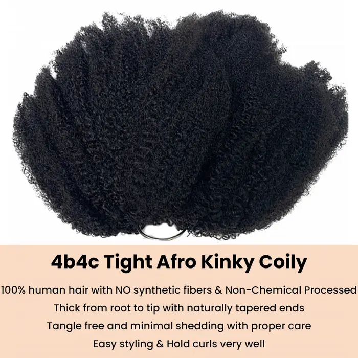 La 3ème génération Texture-Serré Afro Crépus Coily Feather Crochet Extensions de cheveux Réutilisable Mise à niveau