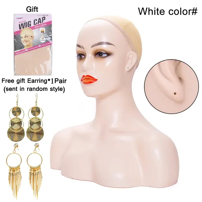 Tête de mannequin femme avec épaule