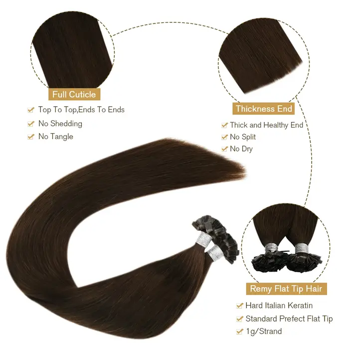 Ugeat KerBrian-Extensions de Cheveux Naturels Remy
