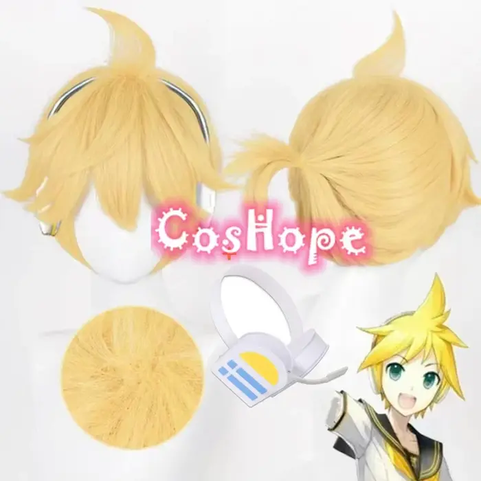 Len Cosplay perruque 30 cm