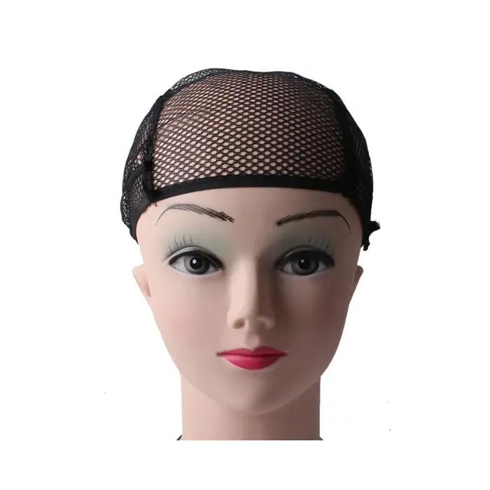 100 pièces de bonnets de perruque respirants en maille de nylon réglables