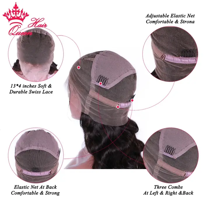 Queen Hair HD Full Lace Wig Body Wave / Straight Raw Human
