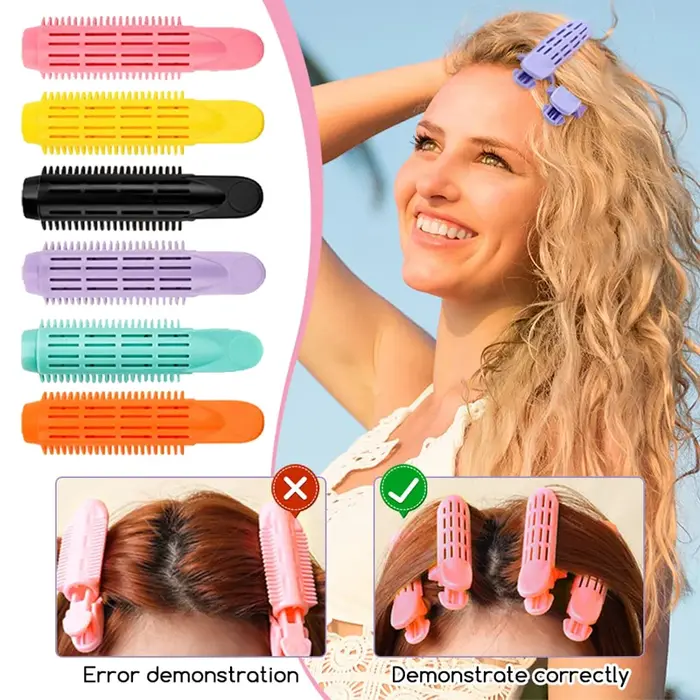 12 pièces pince à racine de cheveux volumisante-riffeurs