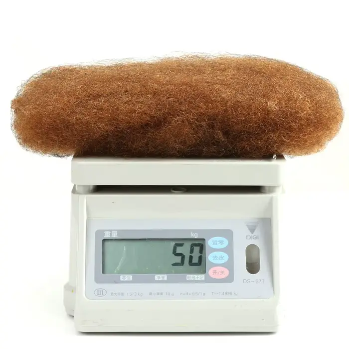 22 pouces brun blond QVR Afro crépus cheveux en vrac sans attachement Afro bouclés en vrac cheveux h