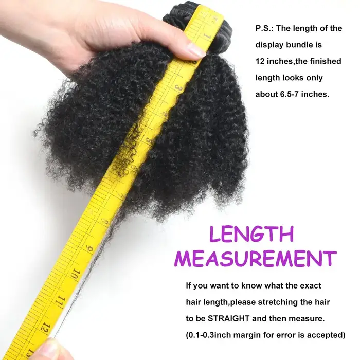 Tissage en Lot Brésilien Naturel Afro Crépu et Bouclé
